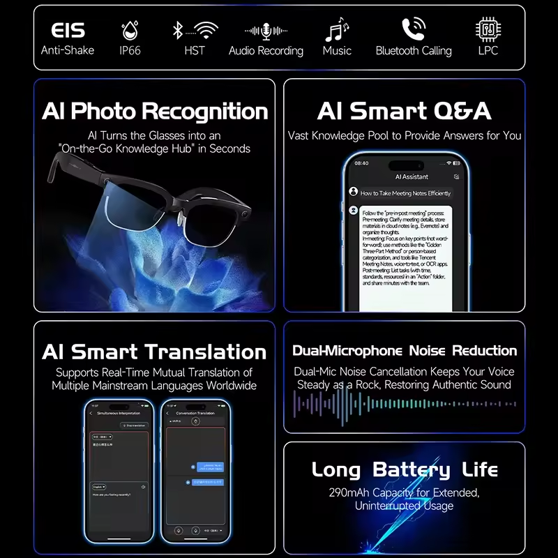 Nouvelles Lunettes Intelligent - Smart Glasses Ar avis et prix